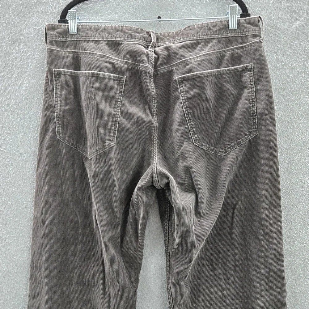 Banana Republic Men‎ Pants 36/32 Brown Khakis Corduroy Straight Fit Button